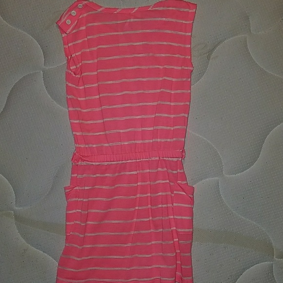 Stripe dress with 2 side pockets - Picture 3 of 4